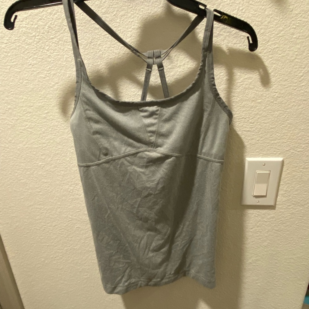 Workout grey tank top